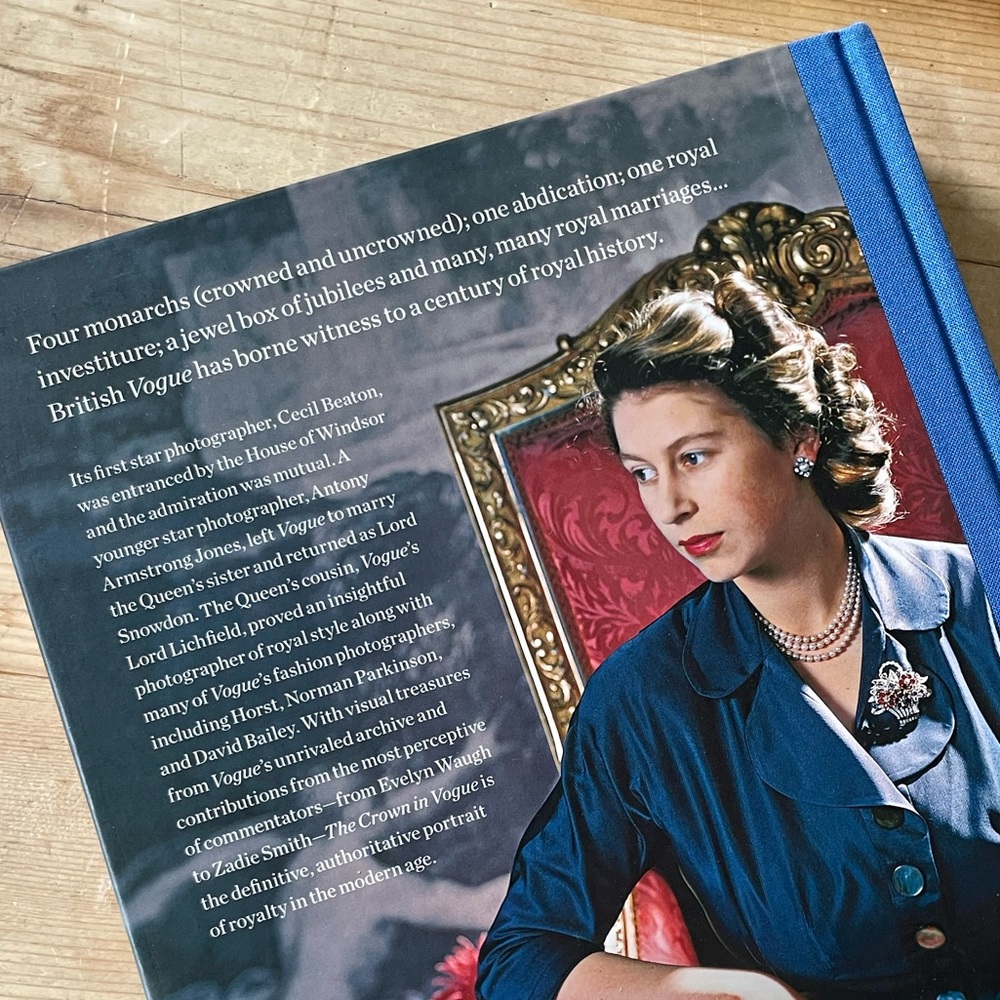 Vogue Coffee Table Book with Blue and White Cover - Picture 9 of 13